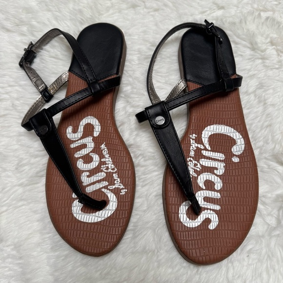 Circus Sam Edelman Cayden Black Sandals Size 8 - Picture 6 of 10